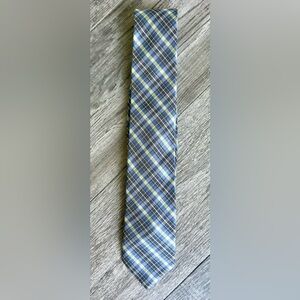 Original Penguin Blue and Yellow Checkered Tie